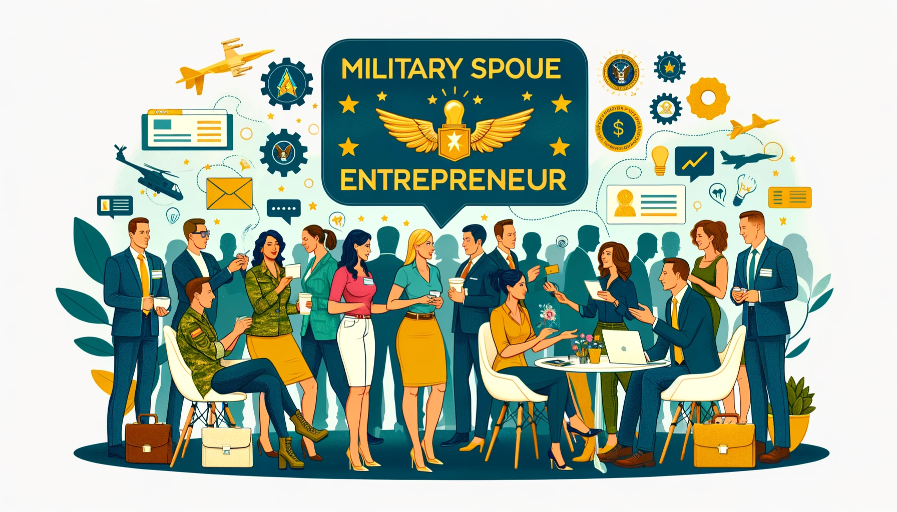 Military spouse entrepreneur networking event